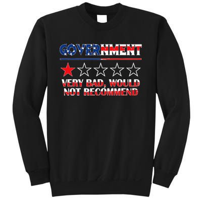 Anti Government One Star Rate Not Recommend Sweatshirt