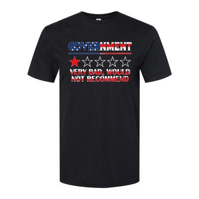 Anti Government One Star Rate Not Recommend Softstyle® CVC T-Shirt