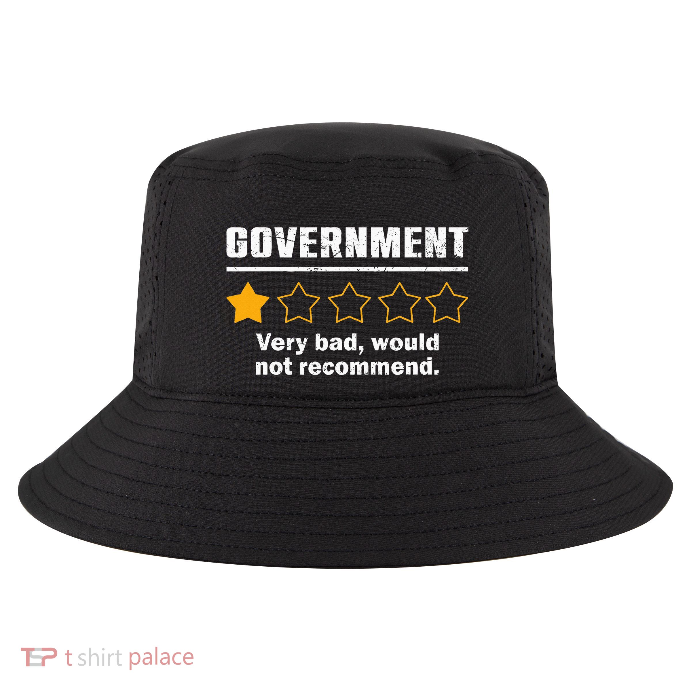 Anti Government One Star Rate Not Recommend Cool Comfort Performance Bucket Hat