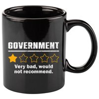 Anti Government One Star Rate Not Recommend 11oz C Handle Ceramic Mug