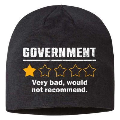 Anti Government One Star Rate Not Recommend Sustainable Beanie