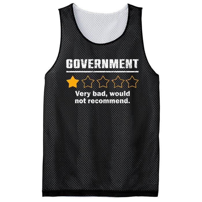 Anti Government One Star Rate Not Recommend Mesh Reversible Basketball Jersey Tank