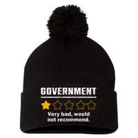 Anti Government One Star Rate Not Recommend Pom Pom 12in Knit Beanie