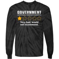 Anti Government One Star Rate Not Recommend Tie-Dye Long Sleeve Shirt