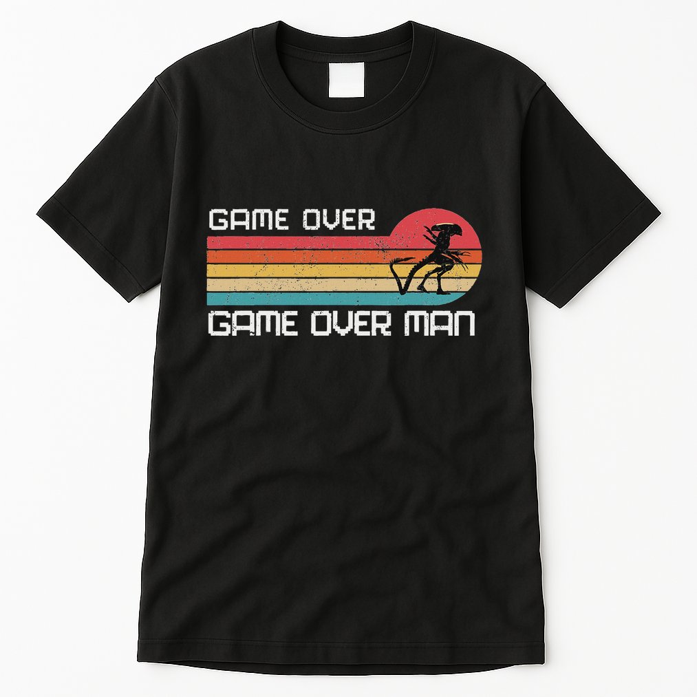 Alien Game Over Man Tall T-Shirt