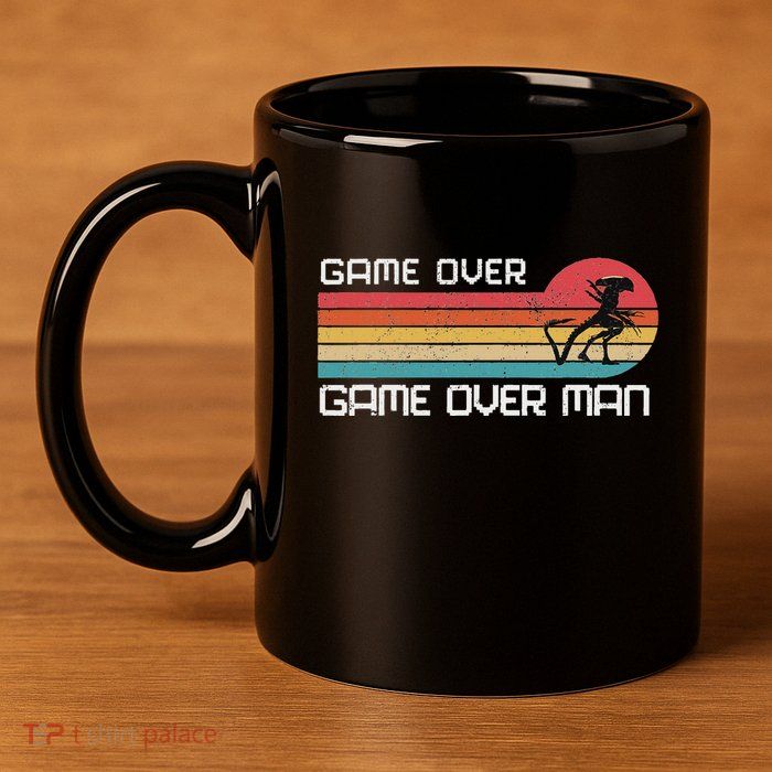 Alien Game Over Man 11oz C Handle Ceramic Mug