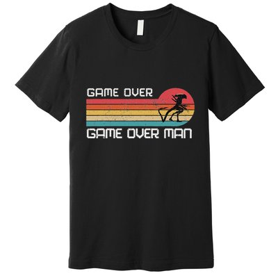 Alien Game Over Man Premium T-Shirt