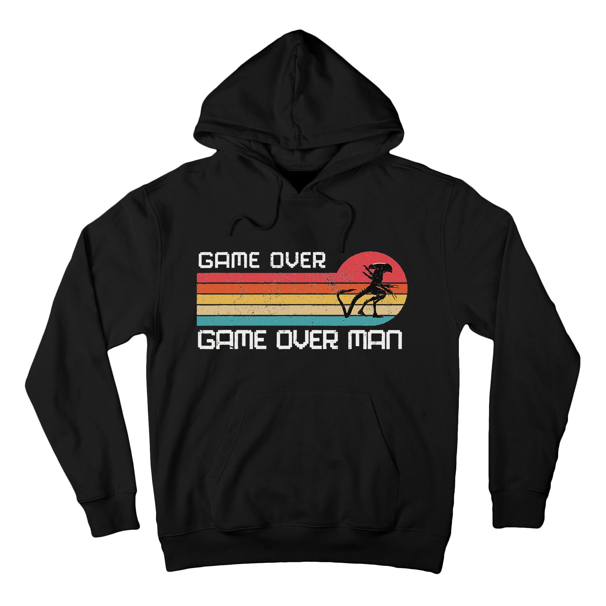 Alien Game Over Man Tall Hoodie