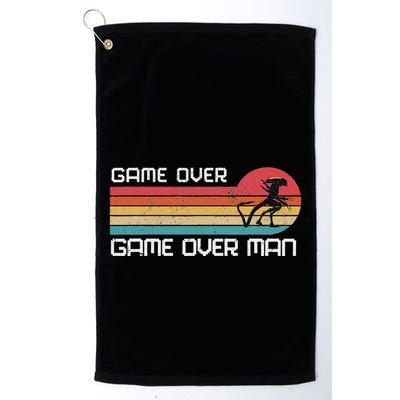 Alien Game Over Man Golf Towel