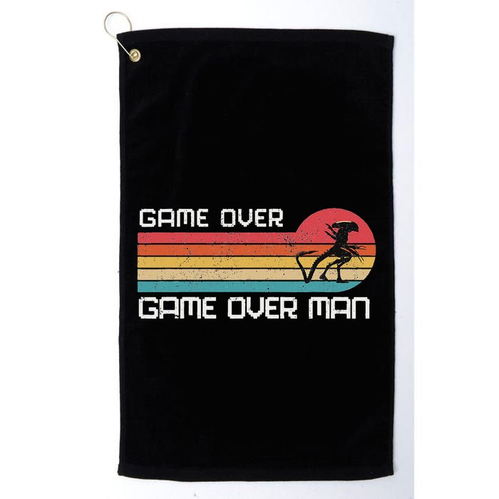 Alien Game Over Man Golf Towel