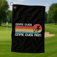 Alien Game Over Man Golf Towel
