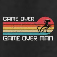 Alien Game Over Man Golf Towel