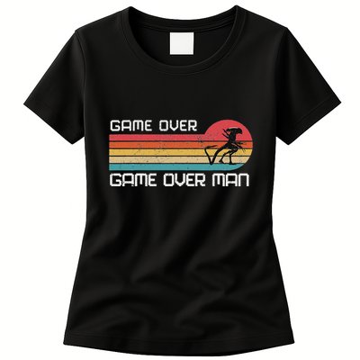 Alien Game Over Man Womens T-Shirt