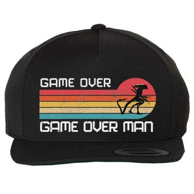 Alien Game Over Man Wool Snapback Cap