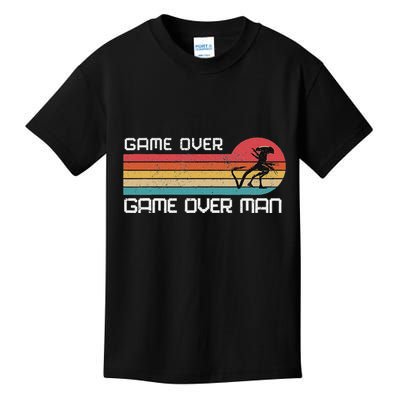 Alien Game Over Man Kids T-Shirt