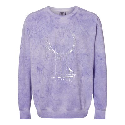 Acoustic Guitar Player Six String Classic Rock Roll Colorblast Crewneck Sweatshirt