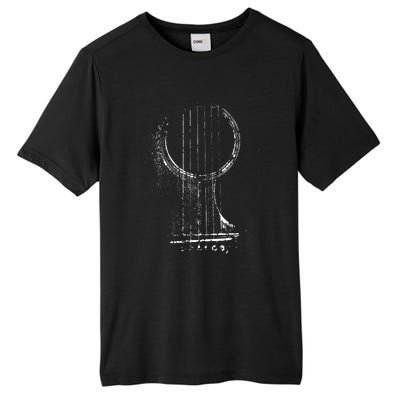 Acoustic Guitar Player Six String Classic Rock Roll Tall Fusion ChromaSoft Performance T-Shirt