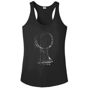 Acoustic Guitar Player Six String Classic Rock Roll Ladies PosiCharge Competitor Racerback Tank