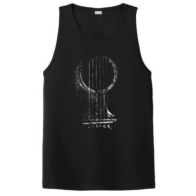 Acoustic Guitar Player Six String Classic Rock Roll PosiCharge Competitor Tank