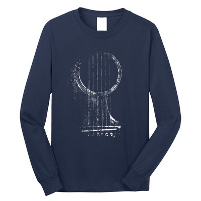 Acoustic Guitar Player Six String Classic Rock Roll Long Sleeve Shirt