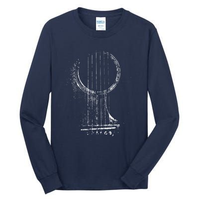 Acoustic Guitar Player Six String Classic Rock Roll Tall Long Sleeve T-Shirt