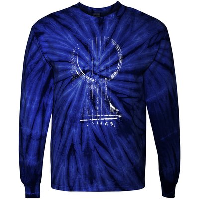 Acoustic Guitar Player Six String Classic Rock Roll Tie-Dye Long Sleeve Shirt