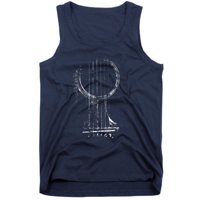 Acoustic Guitar Player Six String Classic Rock Roll Tank Top