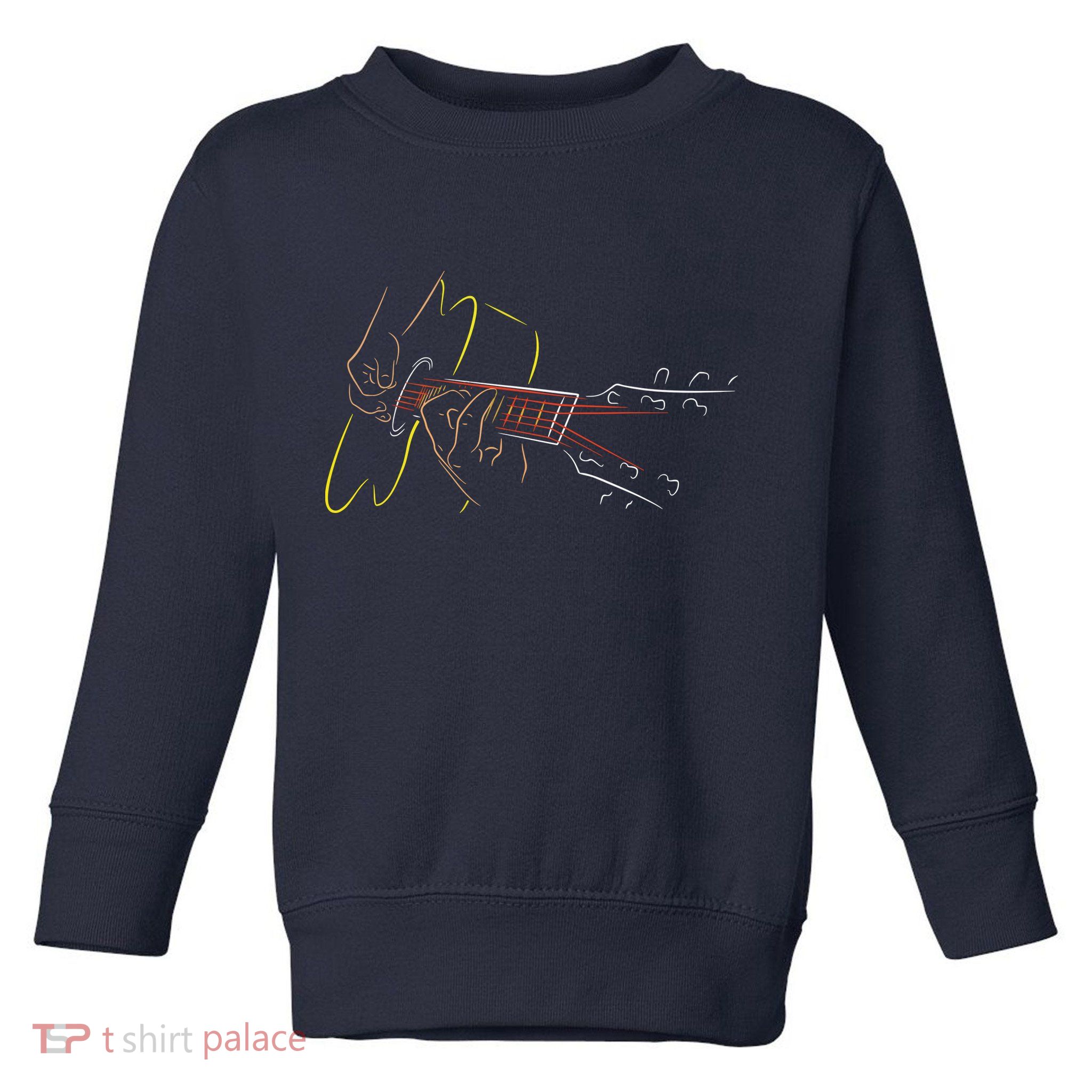 Acoustic Guitar Player Great Guitarist Or Band Gift Toddler Sweatshirt