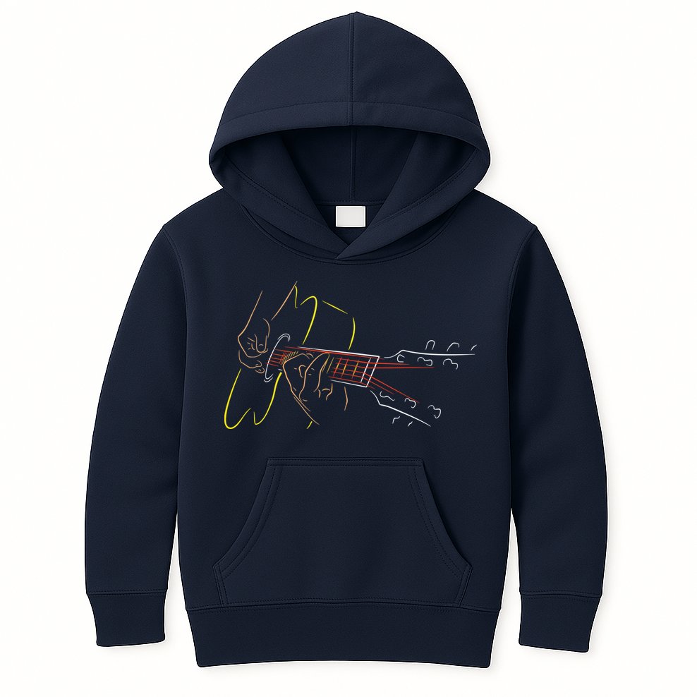 Acoustic Guitar Player Great Guitarist Or Band Gift Kids Hoodie
