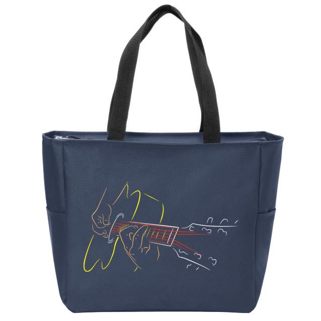 Acoustic Guitar Player Great Guitarist Or Band Gift Zip Tote Bag
