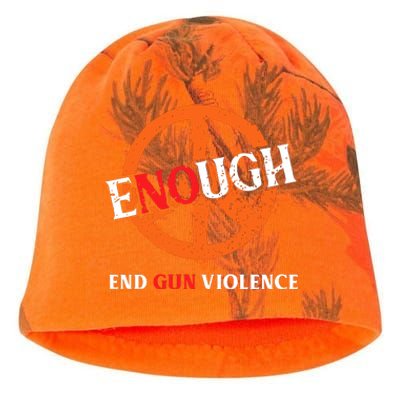 Anti Gun Peace Sign End Gun Violence Wear Orange Kati - Camo Knit Beanie