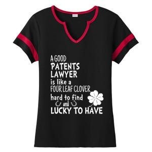 A Good Patents Lawyer Is Like A 4 Leaf Clover St Patricks Meaningful Gift Ladies Halftime Notch Neck Tee