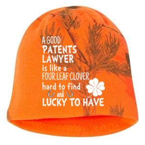 A Good Patents Lawyer Is Like A 4 Leaf Clover St Patricks Meaningful Gift Kati - Camo Knit Beanie