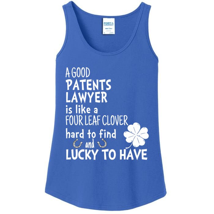 A Good Patents Lawyer Is Like A 4 Leaf Clover St Patricks Meaningful Gift Ladies Essential Tank