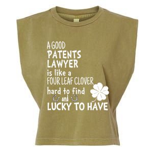 A Good Patents Lawyer Is Like A 4 Leaf Clover St Patricks Meaningful Gift Garment-Dyed Women's Muscle Tee