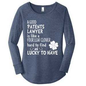 A Good Patents Lawyer Is Like A 4 Leaf Clover St Patricks Meaningful Gift Women's Perfect Tri Tunic Long Sleeve Shirt