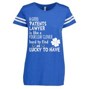 A Good Patents Lawyer Is Like A 4 Leaf Clover St Patricks Meaningful Gift Enza Ladies Jersey Football T-Shirt