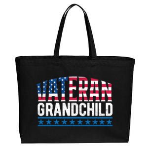 America Grand Patriotic Veterans Day Gift Cotton Canvas Jumbo Tote