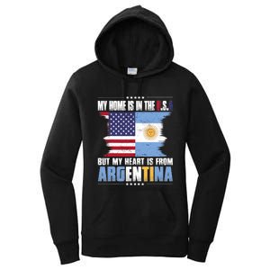 American Grown Patriot Argentinian American From Argentina Women's Pullover Hoodie