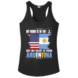 American Grown Patriot Argentinian American From Argentina Ladies PosiCharge Competitor Racerback Tank