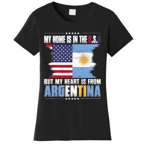 American Grown Patriot Argentinian American From Argentina Women's T-Shirt