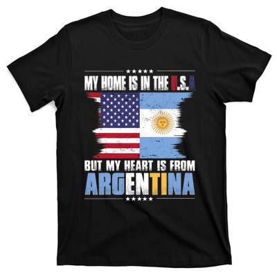 American Grown Patriot Argentinian American From Argentina T-Shirt