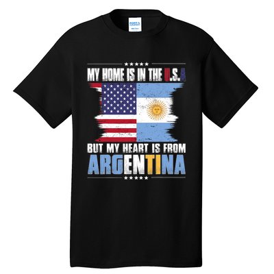 American Grown Patriot Argentinian American From Argentina Tall T-Shirt