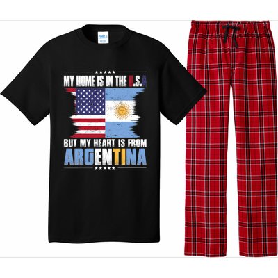 American Grown Patriot Argentinian American From Argentina Pajama Set