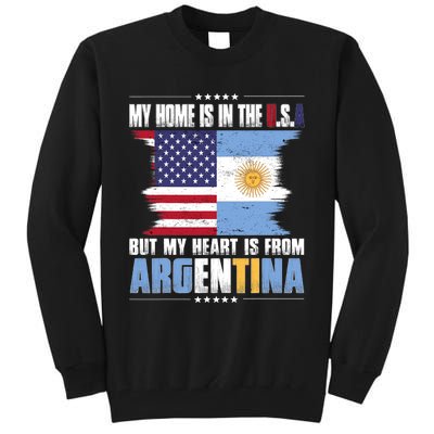 American Grown Patriot Argentinian American From Argentina Tall Sweatshirt