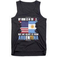 American Grown Patriot Argentinian American From Argentina Tank Top