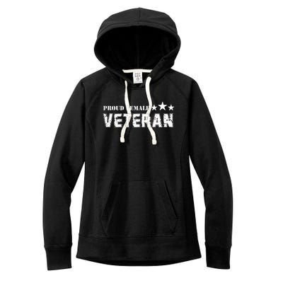 American Girl Proud Female Veteran Women's Fleece Hoodie