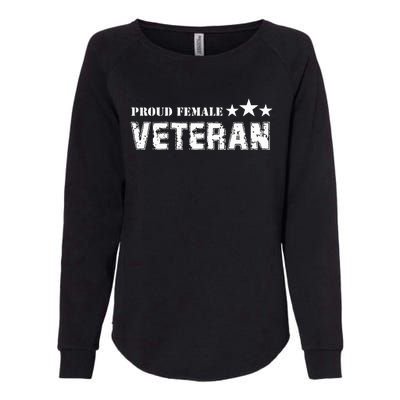 American Girl Proud Female Veteran Womens California Wash Sweatshirt