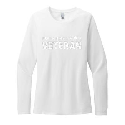 American Girl Proud Female Veteran Womens CVC Long Sleeve Shirt