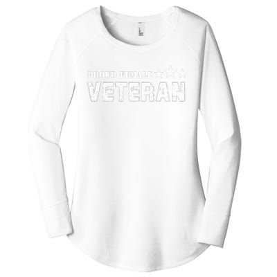 American Girl Proud Female Veteran Women's Perfect Tri Tunic Long Sleeve Shirt